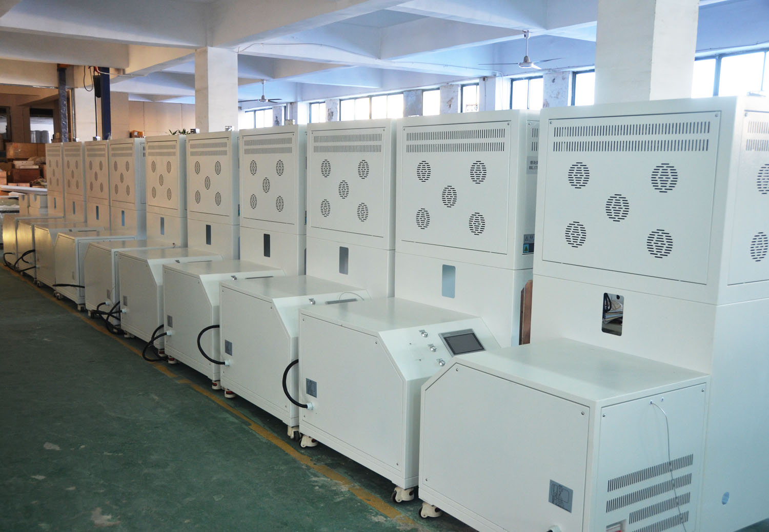 HuanYu frit furnaces prepared for delivery