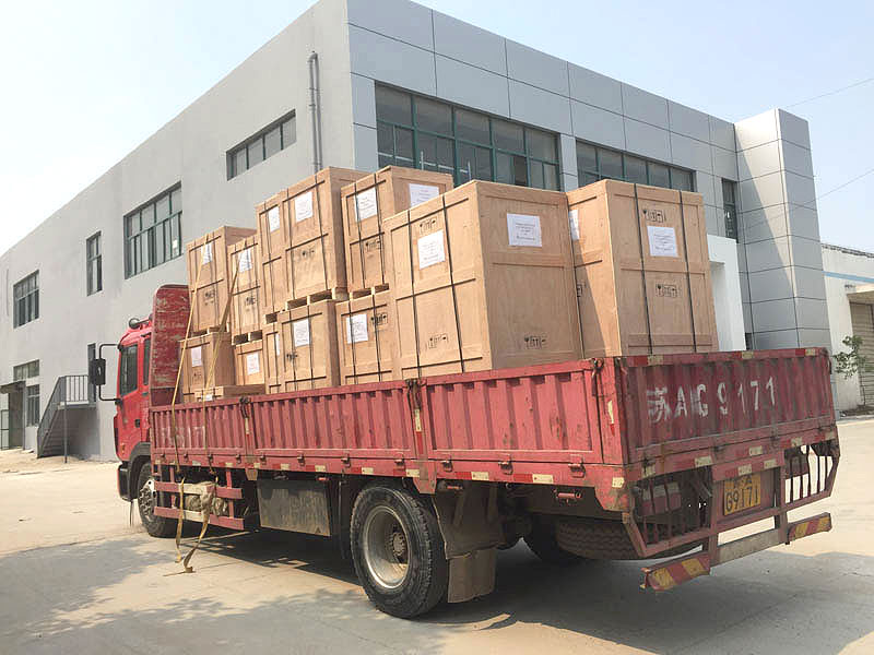 HuanYu equipment loaded for dispatch