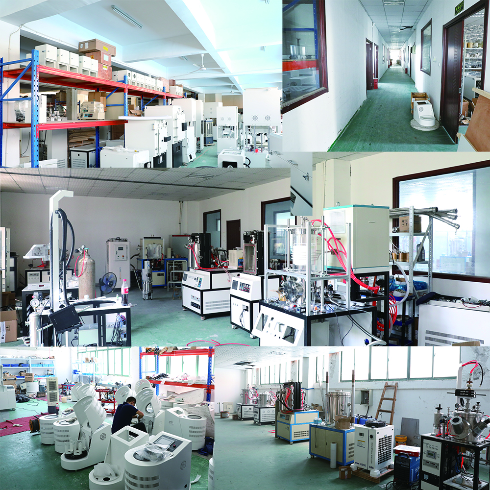 HuanYu production workshop with equipment assembly work