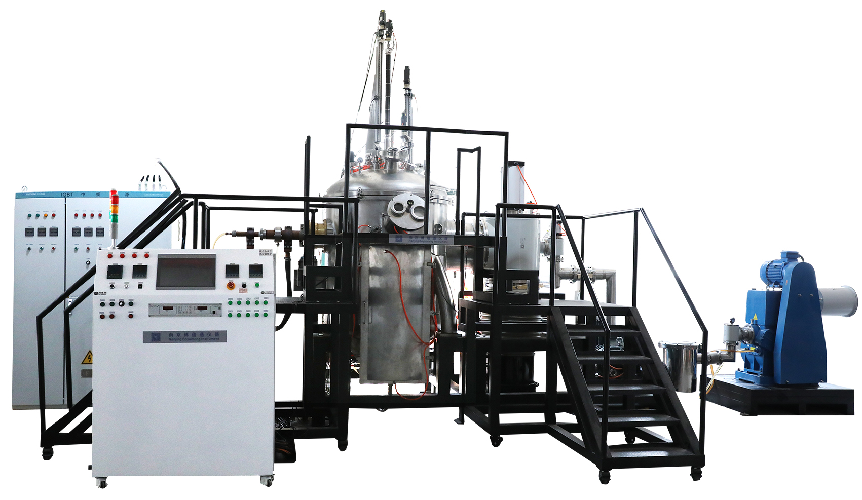 Application H anonymized 100 kg vacuum induction melting furnace equipment photo from source record 138