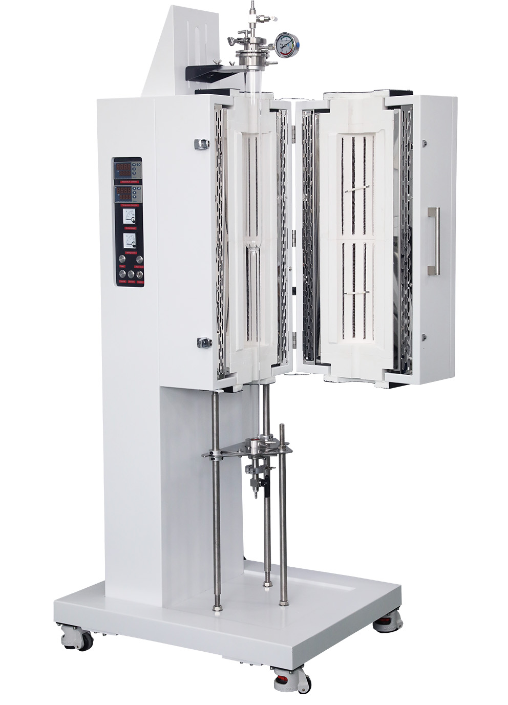 Two-Zone Fluidized-Bed Tube Furnace complete equipment image 2
