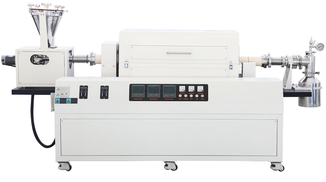 Three-Zone Automatic Loading and Unloading Tube Furnace