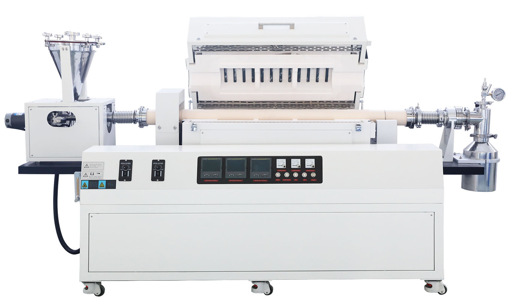 Three-Zone Automatic Loading and Unloading Tube Furnace complete equipment image 2