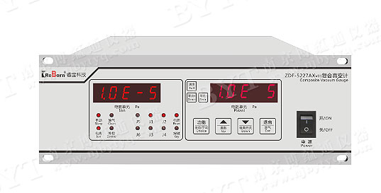 Compound vacuum gauge for monitoring VCF-270-21 chamber pressure