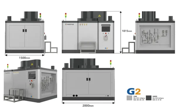 g series vertical gas pressure sintering furnace – high precision vertical high pressure sintering system for advanced ceramics