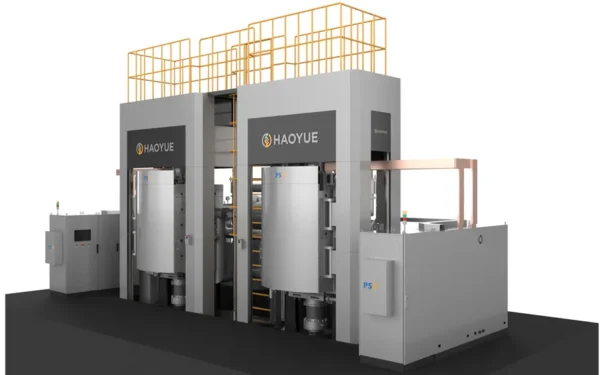 p5v two chambers vacuum hot pressing furnace (graphite) – dual chamber high efficiency hot press sintering system