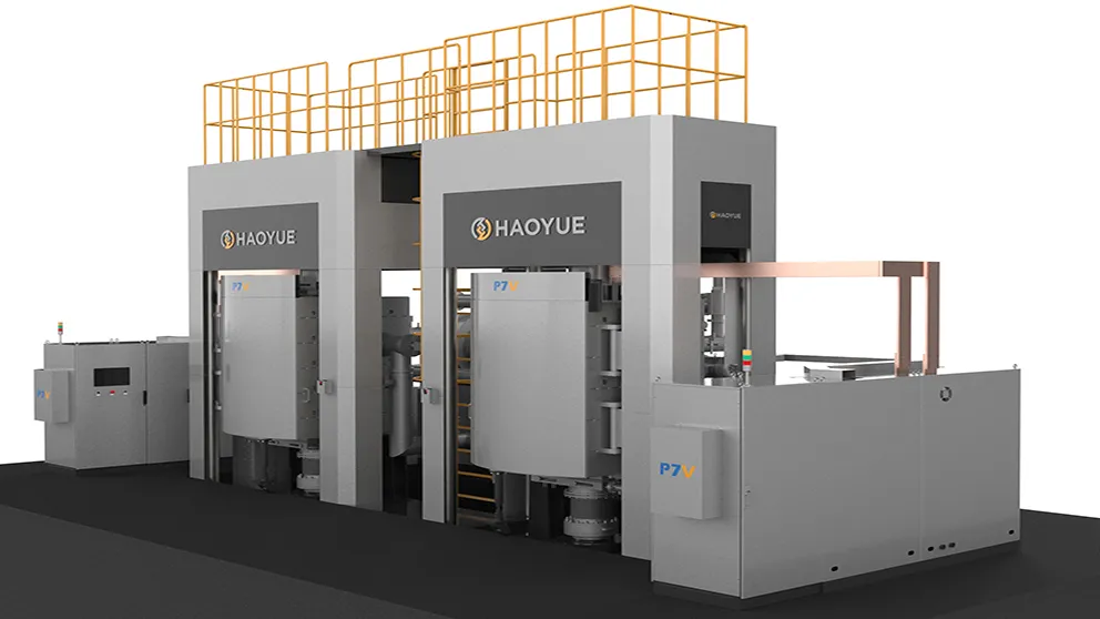 p7v two chambers vacuum hot pressing furnace (graphite) – large scale dual chamber industrial hot press sintering system