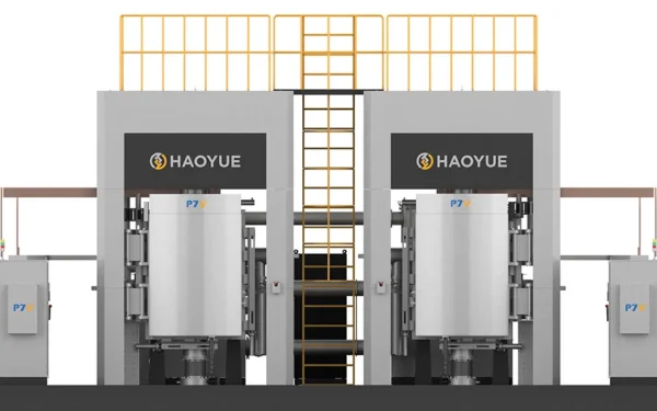 p7v two chambers vacuum hot pressing furnace (graphite) – large scale dual chamber industrial hot press sintering system